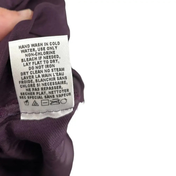 Komarov Purple Crinkle Cap Sleeve Pleat Maxi Dress Plus‎ Size 2X - Picture 9 of 10